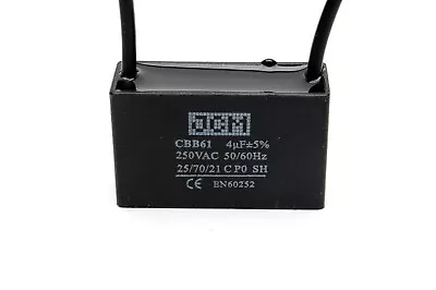 $8.50 • Buy Ceiling Fan Capacitor 4uf 250v Ac 4 Uf 250vac Motor Electric Cap 4mfd Mfd