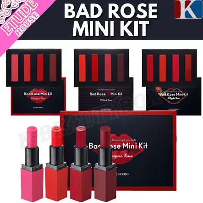 ETUDE HOUSE Dear My Blooming Lips-talk Bad Rose Kit 4 Color Lipstick Lip Stain • $14.80