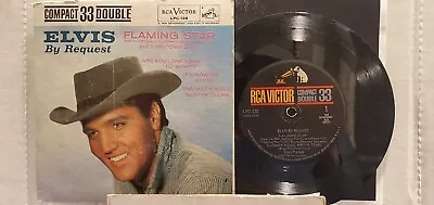 ELVIS PRESLEY 7  COMPACT 33 RPM LPC-128  Flaming Star  4 Songs VG To VG+ Cond. • $24