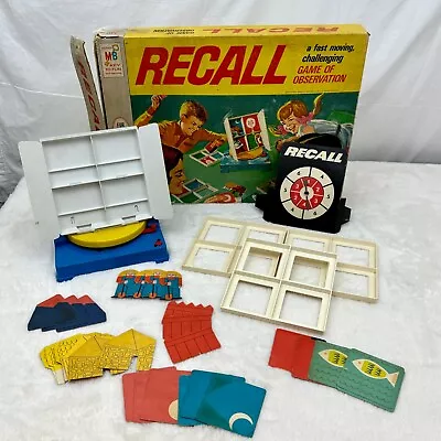 Board Game Replacement Pieces: Recall 1968 Milton Bradley Game #4850 • $3