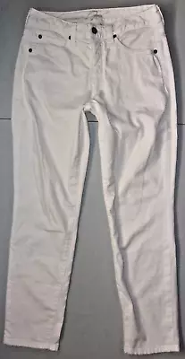 Women's Miracle Body White Straight Leg Jeans Size 2 Cotton Blend (26/28) • $25.52