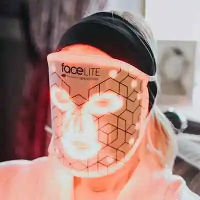 Rio FaceLite Beauty Boosting LED Face Mask Skin Wrinkle Facial Spot Treatment • £344.99