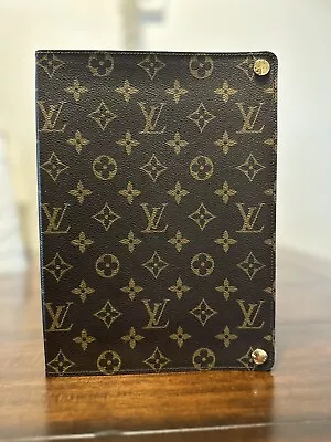 LOUIS VUITTON IPad Cover / Tablet Case Brown Monogram LV Canvas AUTHENTIC • $399