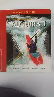 McDougal Littell Algebra 1: Teacher's Edition 2007 By MCDOUGAL LITTEL (Hardco… • $46.02