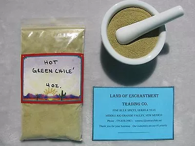 Hatch New Mexico Hot Green Chile Powder  4 Oz.  Fresh  Usa Seller  Free Ship • $9.89