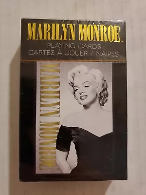Marilyn Monroe Playing Cards 52 Cards 2 Jokers Sealed New - Black Dress • $14.53