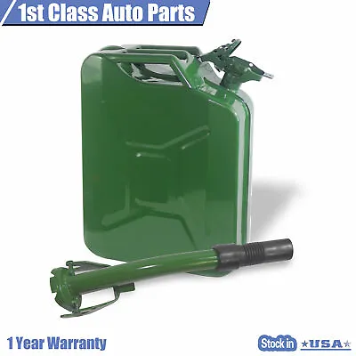 5 Gallons Army Military Practical Gasoline Jerry Can Metal Steel Tank Emergency • $35.21