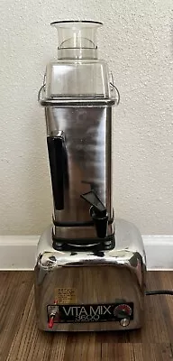 Vintage Vita-Mix 3600 Stainless Steel Blender With Pitcher And Lid  Vitamix • $79.99