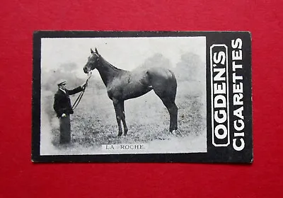 OGDENS TAB ANTIQUE Circa 1900 CIGARETTE CARD  PROMINANT RACE HORSES   LA ROCHE • £1.99