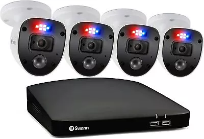 $343.83 • Buy Swann Enforcer DVR 8 4680 SD 8 Channel 2TB 1080p HD 4 X 1080SL Camera CCTV Kit