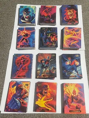 1994 MARVEL MASTERPIECES Singles Complete Your Set Pick Your Cards Fleer • $0.99