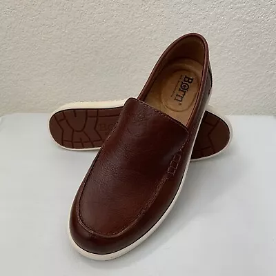 Born Men's Size 11 Leather Casual Slip On Loafer Shoes • $60