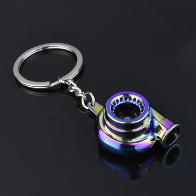 JDM Mini Turbo Turbocharger Keychain Spinning Turbine Turbo Supra Fan 2JZ Gift • $8.99