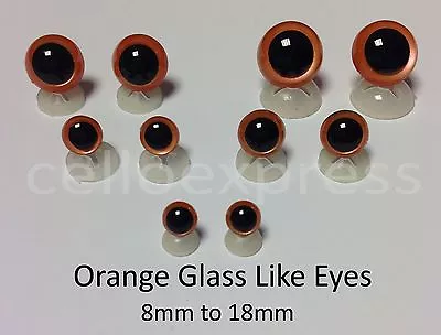£25.99 • Buy GLASS LIKE EYES With PLASTIC BACKS Teddy Bear Making Soft Toy Doll Animal Craft