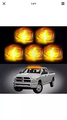 5x Amber Roof Cab Marker Clearance LED Bulbs Lights For 1999-2014 FORD F250 F350 • $9.49