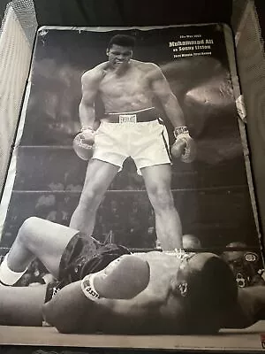 Muhammad Ali - Sonny Liston -poster -boxing Print - Print Image Photo -uw0 • $10