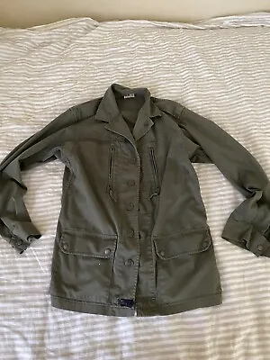 Vintage French Army F1 Olive Field Jacket Small  Surplus Military • $20