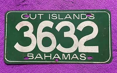 1950s Bahamas Islands License Plate Placca Matricula Targa • $49.99