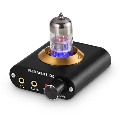 $55.99 • Buy Super Mini Vacuum Tube Headphone Amplifier Home Stereo Desktop HIFI Audio Preamp