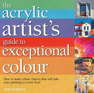 The Acrylic Artist's Guide To Exceptional Colour By Sundell Lexi Book The Cheap • £6.20