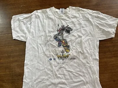 Voltron Defender Of The Universe 2008 DVD Promo Rare White T-Shirt Size XL • $19.99