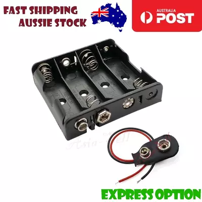 1x Battery Holder 4xAA With Clip • $9.30