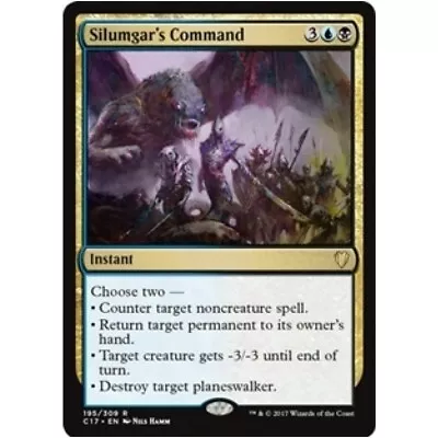 SILUMGAR'S COMMAND Commander 2017 MTG Gold - Instant Rare • $1