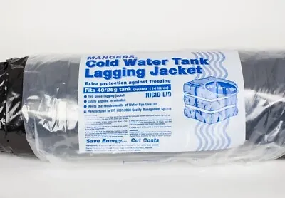 Mangers 25 Gallon Rectangular Cold Water Tank Lagging Jacket • £19.99