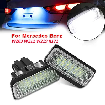 LED License Plate Tag Light Bulbs For Mercedes Benz W203 W211 W219 2001-2011 • $9.87