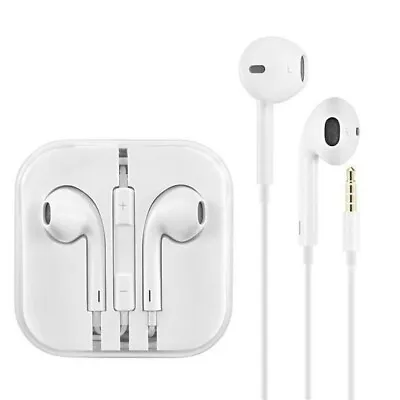 ORIGINAL Wired Earphones For Apple IPhone IPad Samsung Headphones With Mic 3.5MM • £2.99