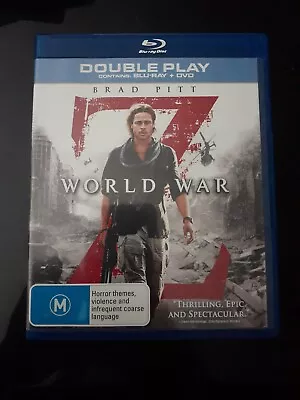 World War Z (2013) Blu-Ray / DVD + Special Features | Region B • $6