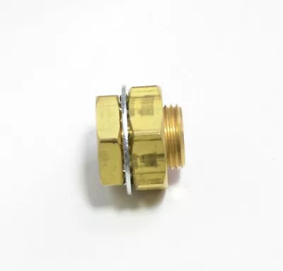 1/4  NPT X 31/32  Bulkhead Fitting Terminal Bolt Brass Female Short Air Fasparts • $8.98