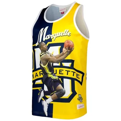 Mitchell & Ness Men’s Dwyane Wade Marquette Basketball Sublimated Jersey Large L • $35