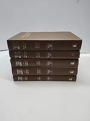 Through The Bible With J. Vernon McGee 5 Volume Set 1980's Hardcover Very Nice! • $79.99