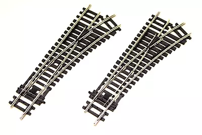 2 X HORNBY R8073 RIGHT HAND TRACK POINTS NICKLE SILVER OO GAUGE UNBOXED M17 • £14.50