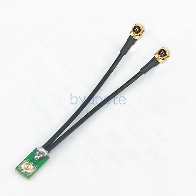 IPX IPEX MHF Y Splitter Type 1x U.FL Male To 2x UFL Female Coaxial Cable 50 Ohms • $3.15