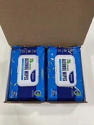 Set Of 4 Comix 75% Alcohol Wipes (expired) Still Perfectly Moist. • $9