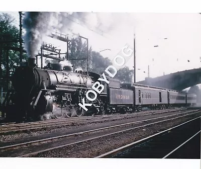 Virginian Railway Steam #210 8x10 Color Photograph - Roanoke VA 1954 • $12.95