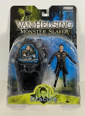 Van Helsing Monster Slayer Dracula With Coffin Playset 4.5  Jakks Pacific NEW • $24.99