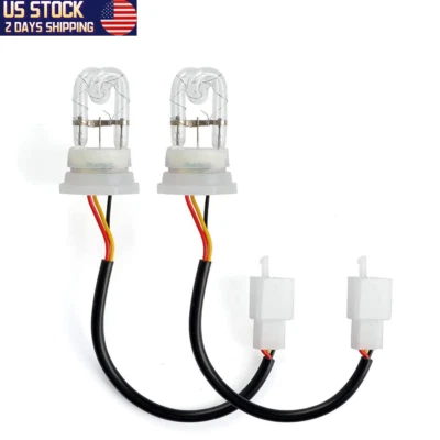 $18.98 • Buy 2 X Hide-a-way Emergency Flashing Strobe Lights Spare Replacement Bulbs White