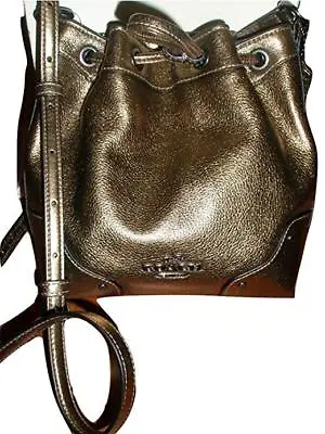 Coach F35363 Baby Mickie Drawstring Shoulder Bag In Grain Leather • $376.87