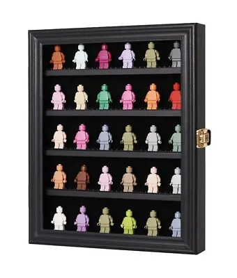 VERANI Minifigures Miniature Display Case Collectibles Display Box Wall Mount Fi • $42.99