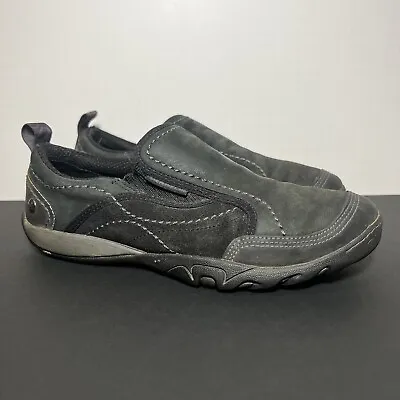 Womens MERRELL Mimosa Moc Black Slip On Casual Shoes / Size 7 • $32