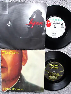 2 X JAPAN  Quiet Life - Visions Of China  7  Vinyl Singles Both MINT Condition • £9.95