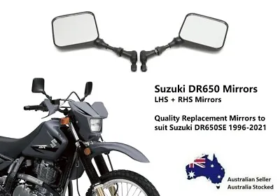 $29.90 • Buy Suzuki DR650 SE 1996-2021 Quality Replacement Mirrors Set Original Style