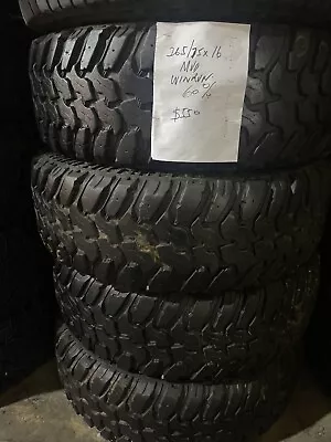 Set Of 4 265/75r16 Winrun Mud-terrain 60% Tread Left • $550