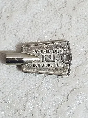 $4.95 • Buy Vintage National Lock Freezer Key Pentagon Rockford Illinois IL