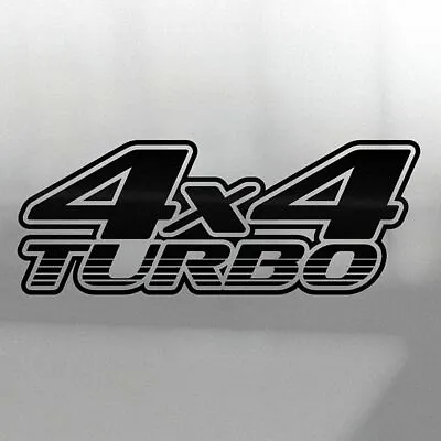 4x4 TURBO Sticker 210mm Offroad 4wd Truck Ute Decal • $6.50