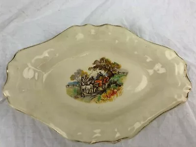 $19.95 • Buy Vintage - Little Dish 17 Cm Wide - Country Scene - Sunshine J & G Meakin England