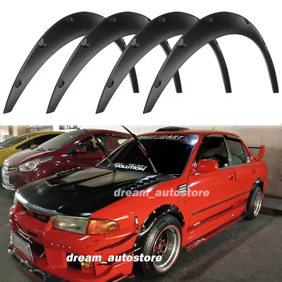 4.5  Fender Flares CONCAVE Extra Wider Body Kit For Mitsubishi Lancer Evolution • $69.11